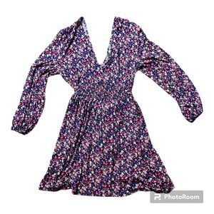 ASOS Floral Jersey Dress with Tie